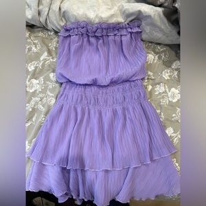 Strapless dress